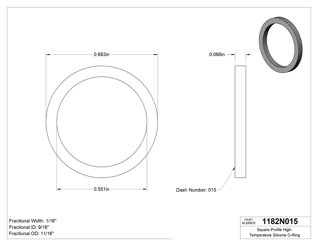 Technical drawing - 1182N015